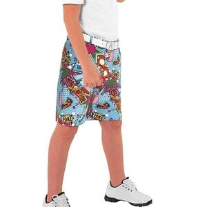 𝅺boys size small Royal & Awesome golf shorts
